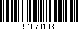 Código de barras (EAN, GTIN, SKU, ISBN): '51679103'