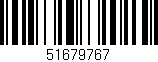 Código de barras (EAN, GTIN, SKU, ISBN): '51679767'