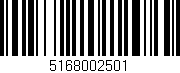 Código de barras (EAN, GTIN, SKU, ISBN): '5168002501'