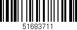 Código de barras (EAN, GTIN, SKU, ISBN): '51683711'