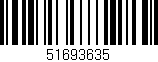 Código de barras (EAN, GTIN, SKU, ISBN): '51693635'