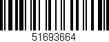 Código de barras (EAN, GTIN, SKU, ISBN): '51693664'