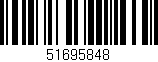 Código de barras (EAN, GTIN, SKU, ISBN): '51695848'