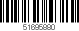 Código de barras (EAN, GTIN, SKU, ISBN): '51695880'