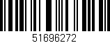 Código de barras (EAN, GTIN, SKU, ISBN): '51696272'