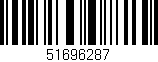 Código de barras (EAN, GTIN, SKU, ISBN): '51696287'