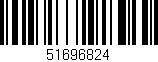 Código de barras (EAN, GTIN, SKU, ISBN): '51696824'