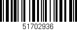 Código de barras (EAN, GTIN, SKU, ISBN): '51702936'