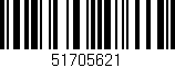 Código de barras (EAN, GTIN, SKU, ISBN): '51705621'