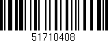 Código de barras (EAN, GTIN, SKU, ISBN): '51710408'