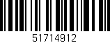 Código de barras (EAN, GTIN, SKU, ISBN): '51714912'