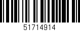 Código de barras (EAN, GTIN, SKU, ISBN): '51714914'