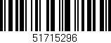 Código de barras (EAN, GTIN, SKU, ISBN): '51715296'