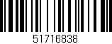 Código de barras (EAN, GTIN, SKU, ISBN): '51716838'