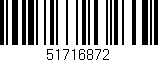 Código de barras (EAN, GTIN, SKU, ISBN): '51716872'