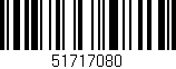 Código de barras (EAN, GTIN, SKU, ISBN): '51717080'