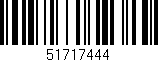 Código de barras (EAN, GTIN, SKU, ISBN): '51717444'