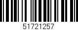 Código de barras (EAN, GTIN, SKU, ISBN): '51721257'