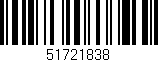 Código de barras (EAN, GTIN, SKU, ISBN): '51721838'