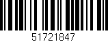 Código de barras (EAN, GTIN, SKU, ISBN): '51721847'