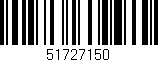 Código de barras (EAN, GTIN, SKU, ISBN): '51727150'
