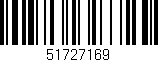 Código de barras (EAN, GTIN, SKU, ISBN): '51727169'