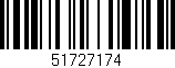 Código de barras (EAN, GTIN, SKU, ISBN): '51727174'