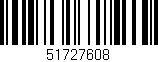 Código de barras (EAN, GTIN, SKU, ISBN): '51727608'