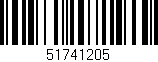 Código de barras (EAN, GTIN, SKU, ISBN): '51741205'