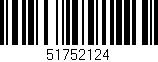 Código de barras (EAN, GTIN, SKU, ISBN): '51752124'