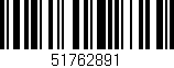 Código de barras (EAN, GTIN, SKU, ISBN): '51762891'