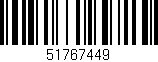 Código de barras (EAN, GTIN, SKU, ISBN): '51767449'