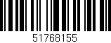 Código de barras (EAN, GTIN, SKU, ISBN): '51768155'