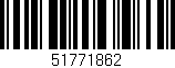 Código de barras (EAN, GTIN, SKU, ISBN): '51771862'