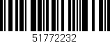Código de barras (EAN, GTIN, SKU, ISBN): '51772232'