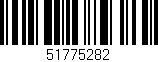 Código de barras (EAN, GTIN, SKU, ISBN): '51775282'