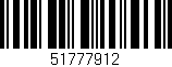 Código de barras (EAN, GTIN, SKU, ISBN): '51777912'