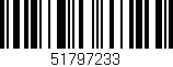 Código de barras (EAN, GTIN, SKU, ISBN): '51797233'