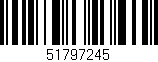 Código de barras (EAN, GTIN, SKU, ISBN): '51797245'