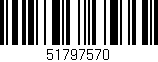 Código de barras (EAN, GTIN, SKU, ISBN): '51797570'