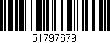 Código de barras (EAN, GTIN, SKU, ISBN): '51797679'