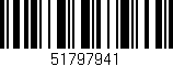 Código de barras (EAN, GTIN, SKU, ISBN): '51797941'
