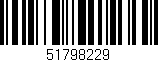 Código de barras (EAN, GTIN, SKU, ISBN): '51798229'