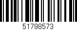Código de barras (EAN, GTIN, SKU, ISBN): '51798573'
