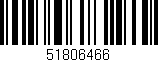 Código de barras (EAN, GTIN, SKU, ISBN): '51806466'