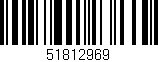 Código de barras (EAN, GTIN, SKU, ISBN): '51812969'