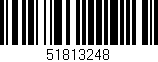Código de barras (EAN, GTIN, SKU, ISBN): '51813248'