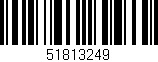 Código de barras (EAN, GTIN, SKU, ISBN): '51813249'
