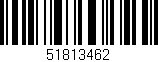 Código de barras (EAN, GTIN, SKU, ISBN): '51813462'
