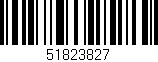 Código de barras (EAN, GTIN, SKU, ISBN): '51823827'